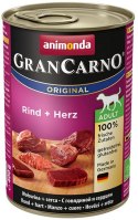 Animonda GranCarno Adult Rind Herz Wołowina + Serca puszka 400g