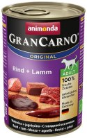 Animonda GranCarno Adult Rind Lamm Wołowina + Jagnięcina puszka 400g