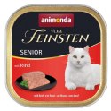 Animonda vom Feinsten Cat Senior z Wołowiną tacka 100g