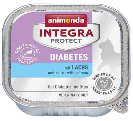 Animonda Integra Protect Diabetes dla kota - z łososiem tacka 100g