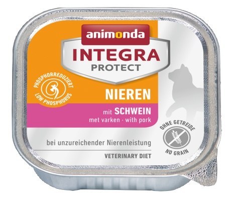 Animonda Integra Protect Nieren dla kota - z wieprzowiną tacka 100g