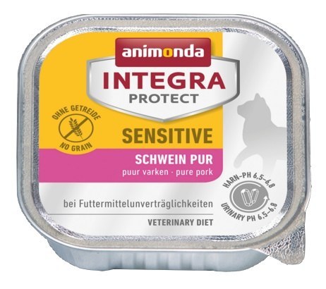 Animonda Integra Protect Sensitive dla kota - z wieprzowiną tacka 100g