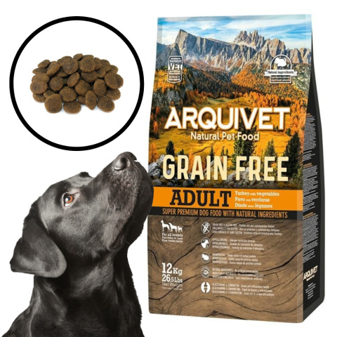 Arquivet GRAIN FREE Indyk z warzywami 12 kg