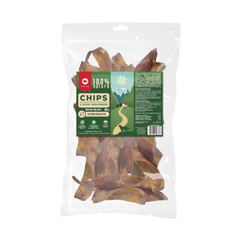 100% NATURA CHIPS Z UCHA WOŁOWEGO 500 G