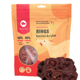 Maced Rings kaczka i ryba 500g