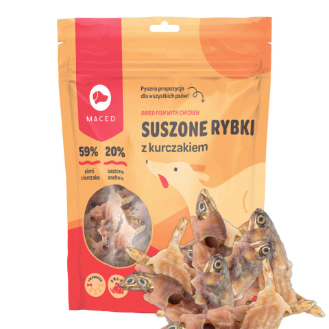 Maced Suszone rybki z kurczakiem 500g