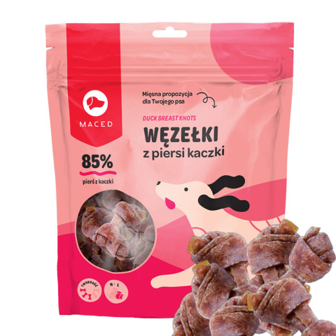 Maced Węzełki z piersi kaczki 6 cm 500g