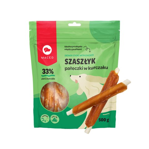 SM SZASZŁYK PAŁECZKI W KURCZAKU (PAŁECZKI WOŁOWE BIAŁE Z KURCZAK) 500 g