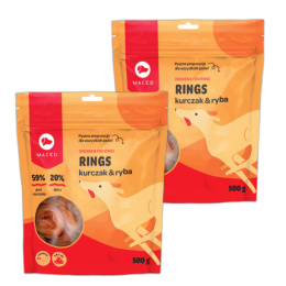 Rings kurczak i ryba 500g*2 szt