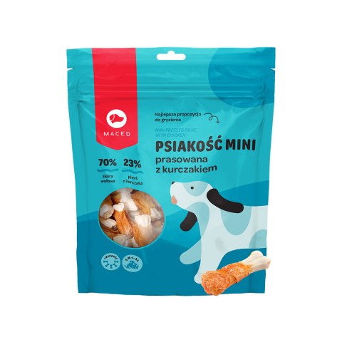 SM PSIAKOŚĆ MINI PRASOWANA Z KURCZAKIEM 6 cm (KOŚĆ PRAS.Z KURCZAKIEM) 500 g