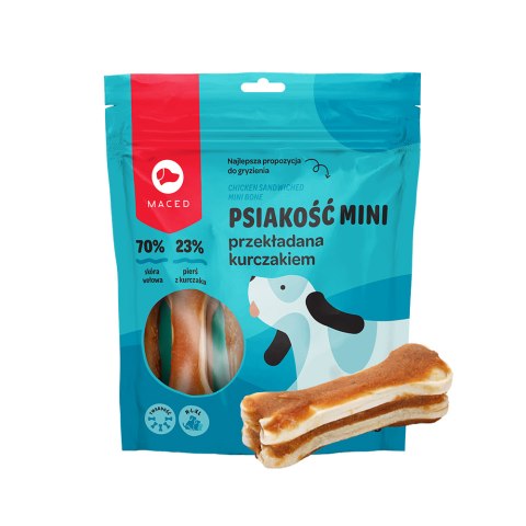 SM PSIAKOŚĆ MINI PRZEKŁADANA KURCZAKIEM 10 cm (KOŚCI PRZEKŁ.KURCZ.) 500 g