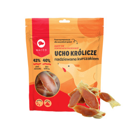 SM UCHO KRÓLICZE NADZIEWANE KURCZAKIEM (UCHO KRÓLICZE Z KURCZAKIEM) 500 g