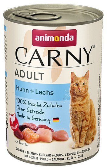 Animonda Carny Adult Kurczak + Łosoś puszka 400g