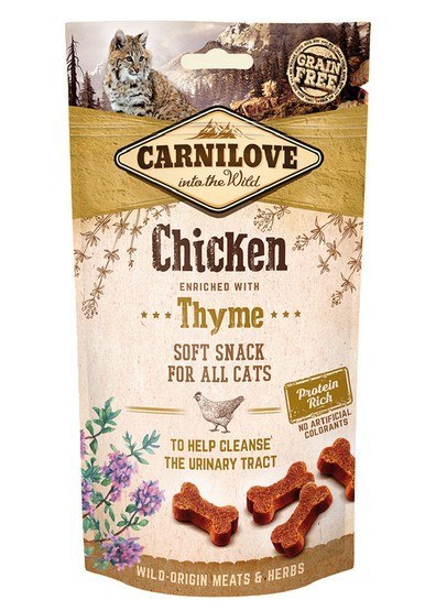 Carnilove Cat Snack Fresh Soft Chicken and Thyme 50g