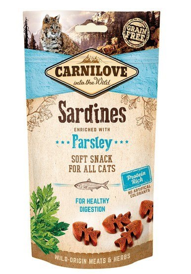 Carnilove Cat Snack Fresh Soft Sardine and Parsley 50g