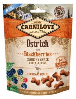 Carnilove Dog Snack Fresh Crunchy Ostrich and Blackberries 200g