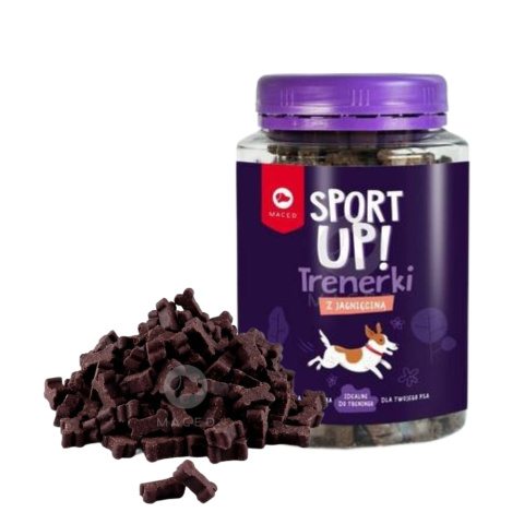 Maced Sport Up! Trenerki z jagnięciną słoik 300g Maced Sport Up! Trenerki z jagnięciną słoik 300g