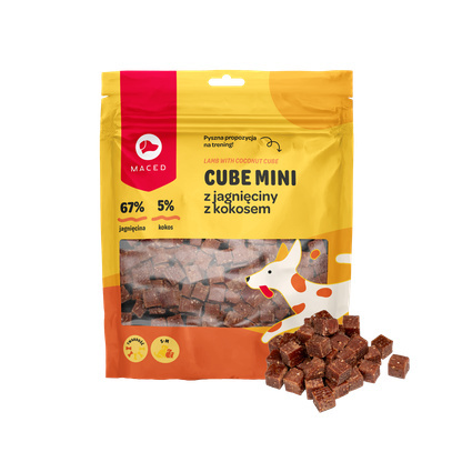 SM CUBE MINI Z JAGNIĘCINY Z KOKOSEM 500 G