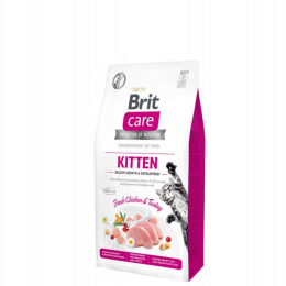 Brit Care Kitten Sucha Karma dla Kociąt z Indykiem i Kurczakiem 400g