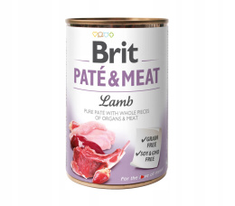Brit Mokra Karma dla Psa Pasztet z Kawałkami Mięsa z Jagnięciną 400g