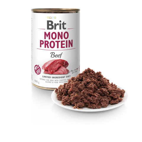Mokra Karma dla Psa Brit Care Mono Protein Beef z Wołowiną 400g Mokra Karma dla Psa Brit Care Mono Protein Beef z Wołowiną 400g