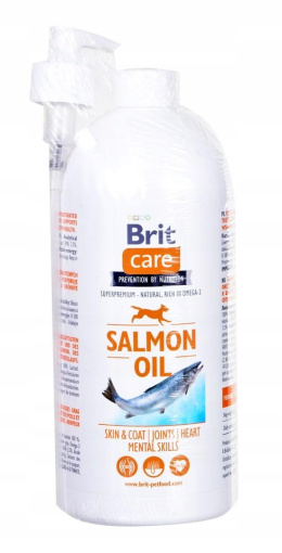Olej z łososia Brit Care Salmon Oil (100% olej z łososia) 1000 ml