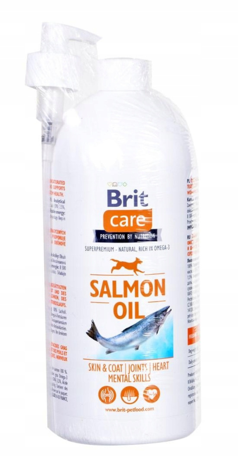 Olej z łososia Brit Care Salmon Oil (100% olej z łososia) 1000 ml Olej z łososia Brit Care Salmon Oil (100% olej z łososia) 1000 ml