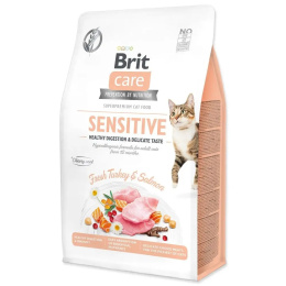 Sucha Karma dla Kota Brit Care Sensitive Grain Free Indyk łosoś 400g